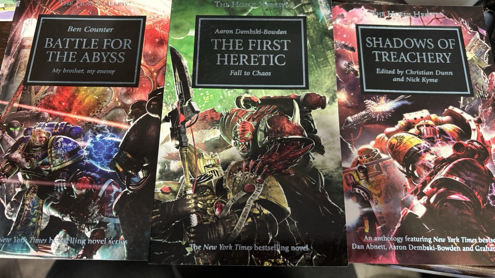 The Horus Heresy Battle for the Abyss, The First Heretic, Shadows of Treachery …