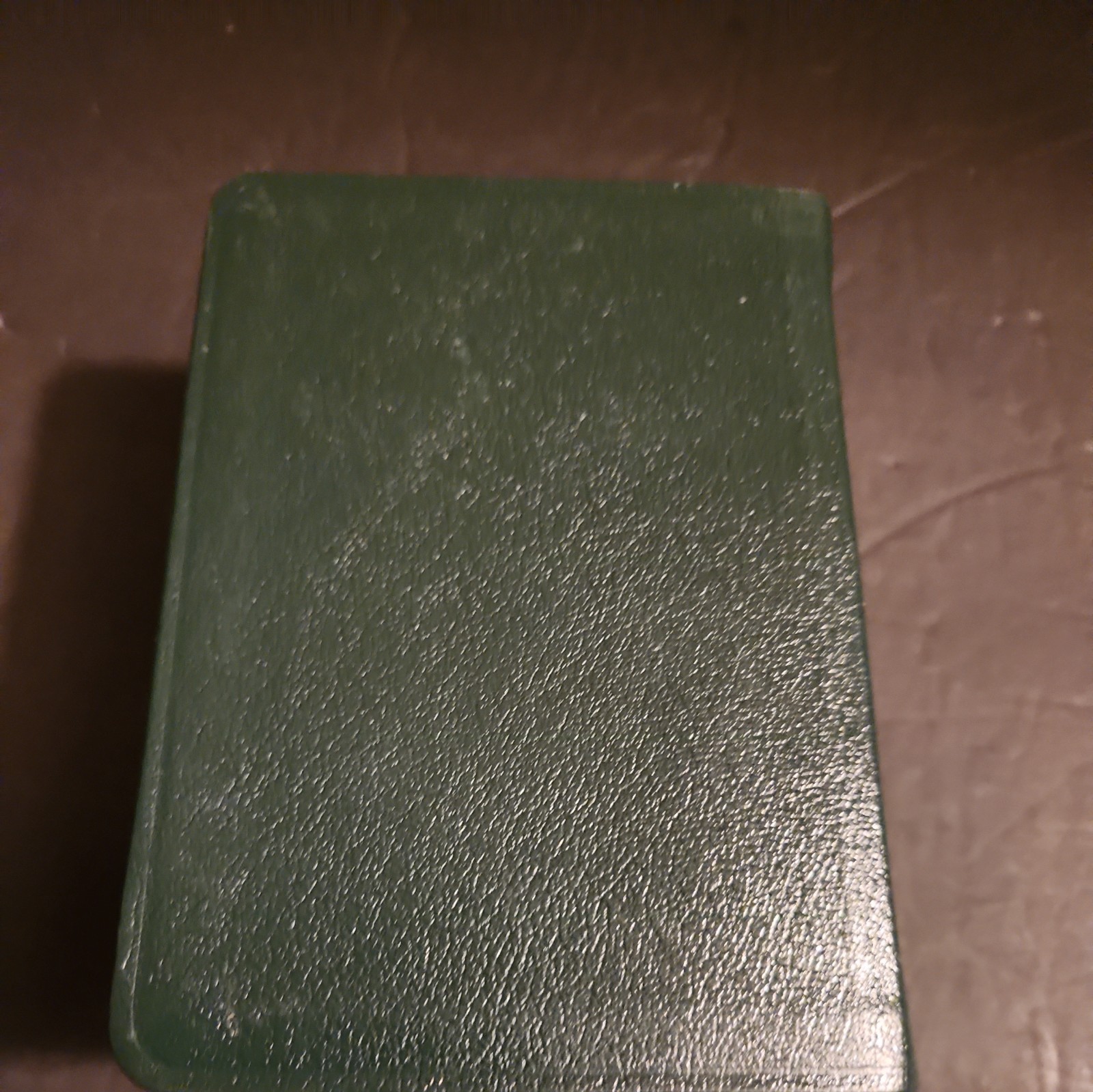 2004 green Leather Indexed Quadruple Combination nice clean copy 4in x 6in