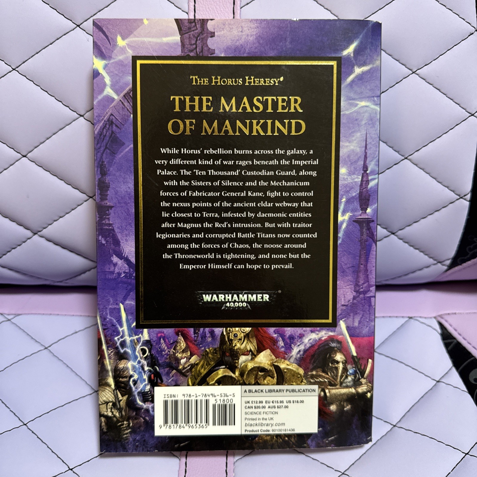Master of Mankind by Aaron Dembski-Bowden (2017, Trade Paperback)