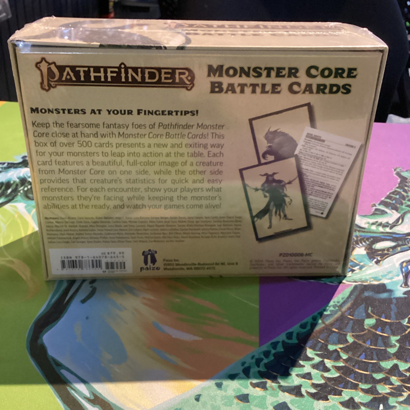 Monster Core Battle Cards by Paizo Staff (2025, Book, Other)