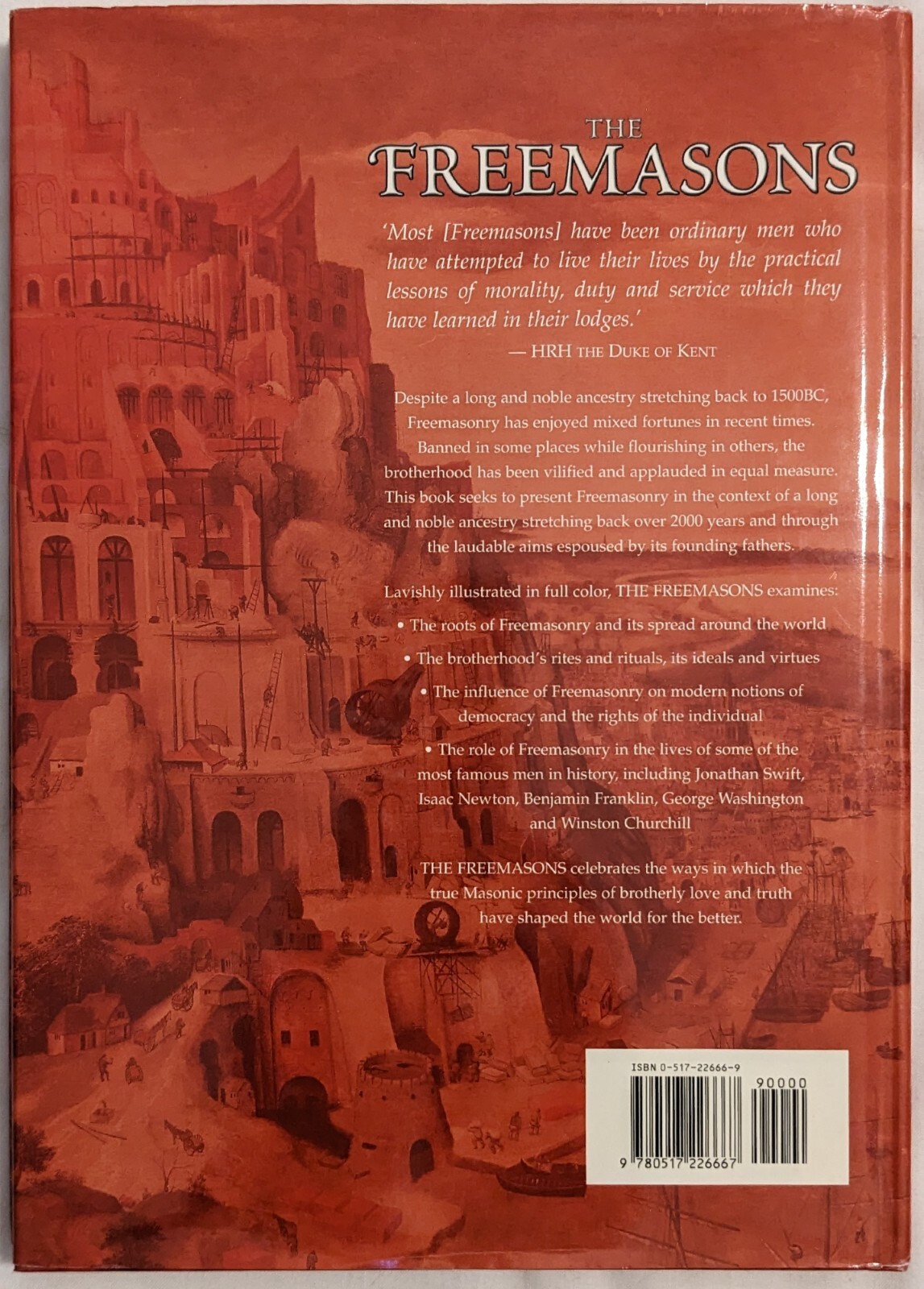 Michael Johnstone FREEMASONS Illustrated Book of Ancient Brotherhood HC DJ 2005