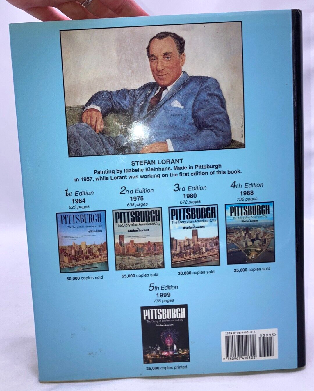 *Hardcover* Pittsburgh: The Story of an American City 5th ed. by Stefan Lorant