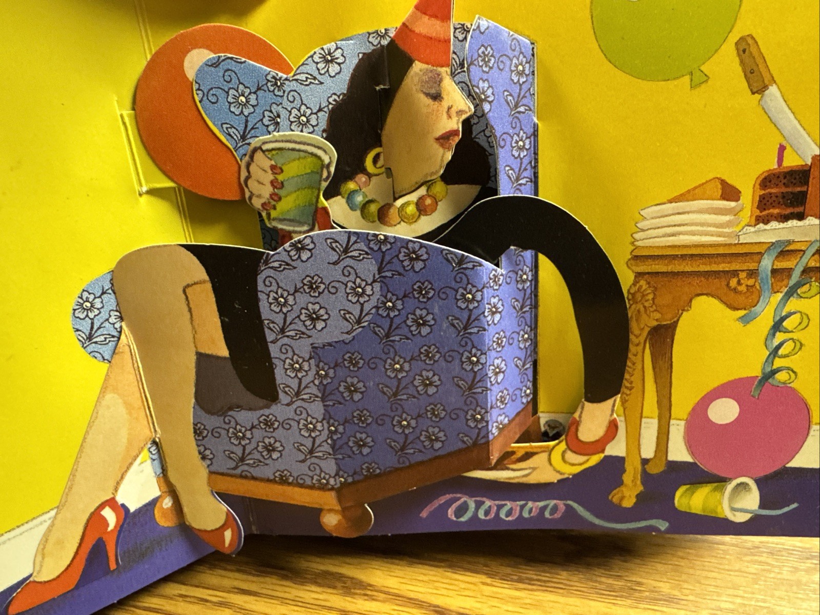 A Piece of Cake: A Delectable Pop-Up Book by David Pelham – RARE UK Edition
