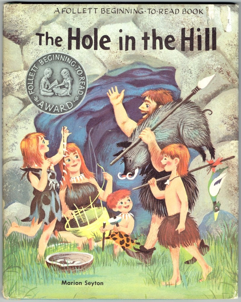 Vintage Follett Children’s Hardcover Book with Dust Jacket THE HOLE IN THE HILL