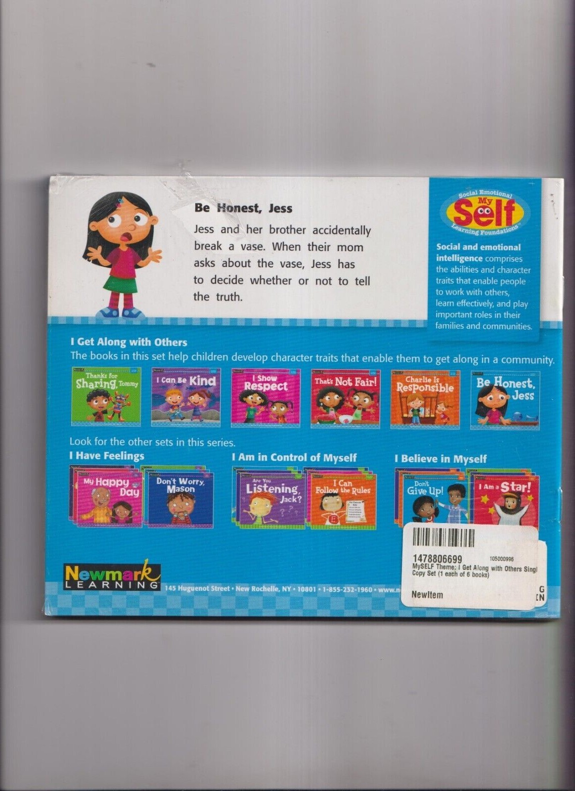 Newmark Learning MYSELF READER, I Get Along with Others, Small Book, Set of 6