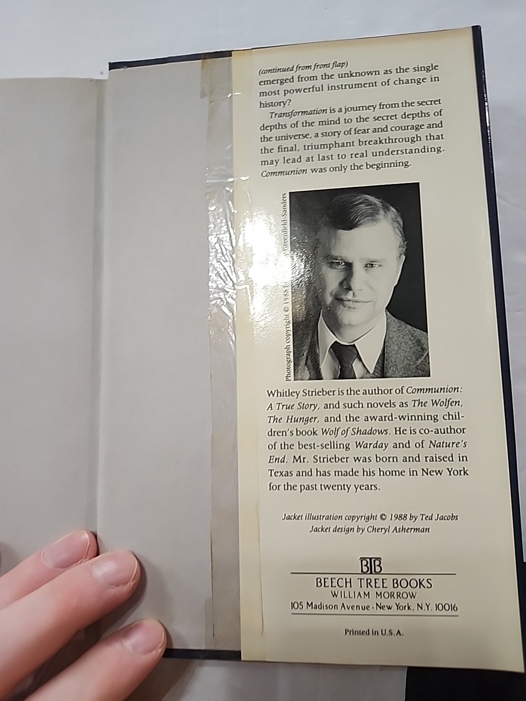 Transformation: The Breakthrough by Strieber, Whitley Hardback Book