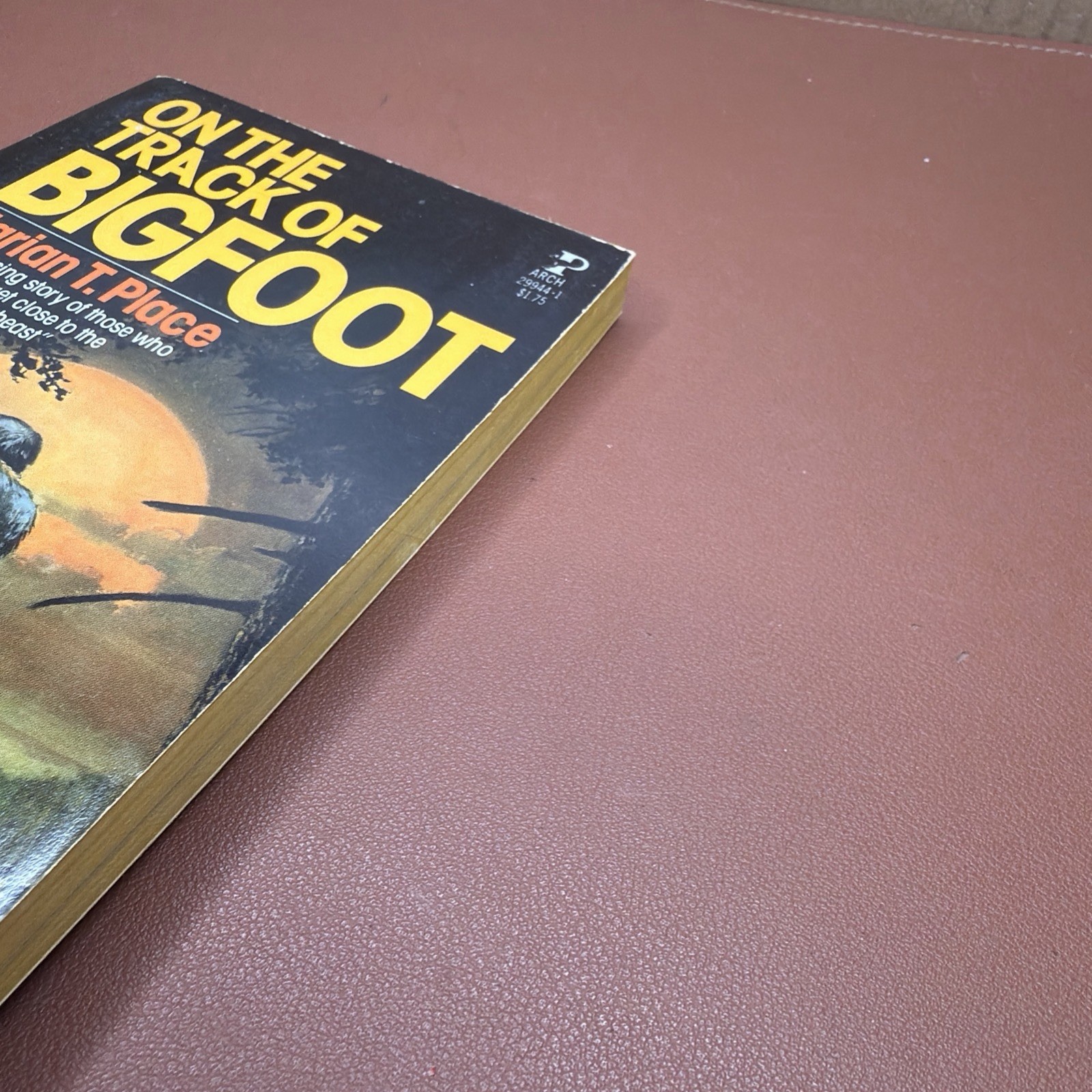 On the Track of Bigfoot by Marian T. Place Paperback 1979 Monsters Horror
