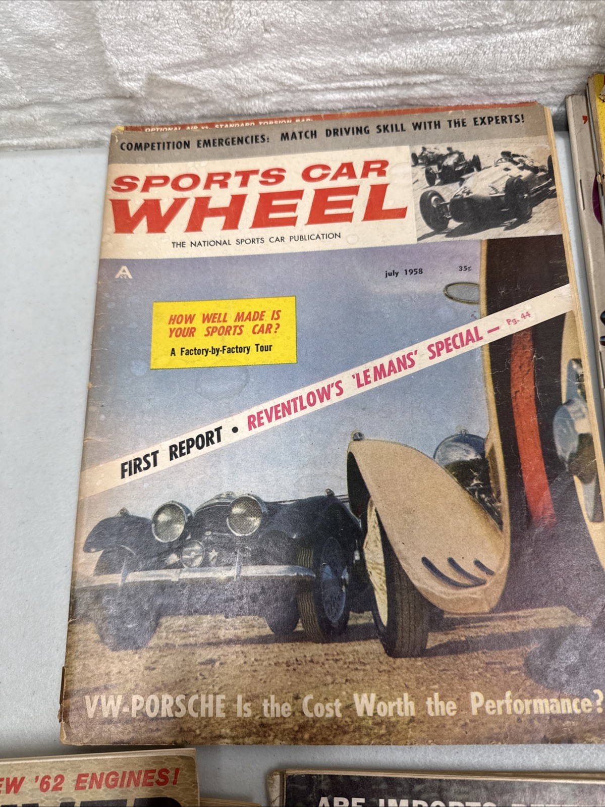 Lot Of 38 VTG Magazines-20 Car Craft 1959-63,5 Cars,3 MotorTrend 1958-64,10 Misc