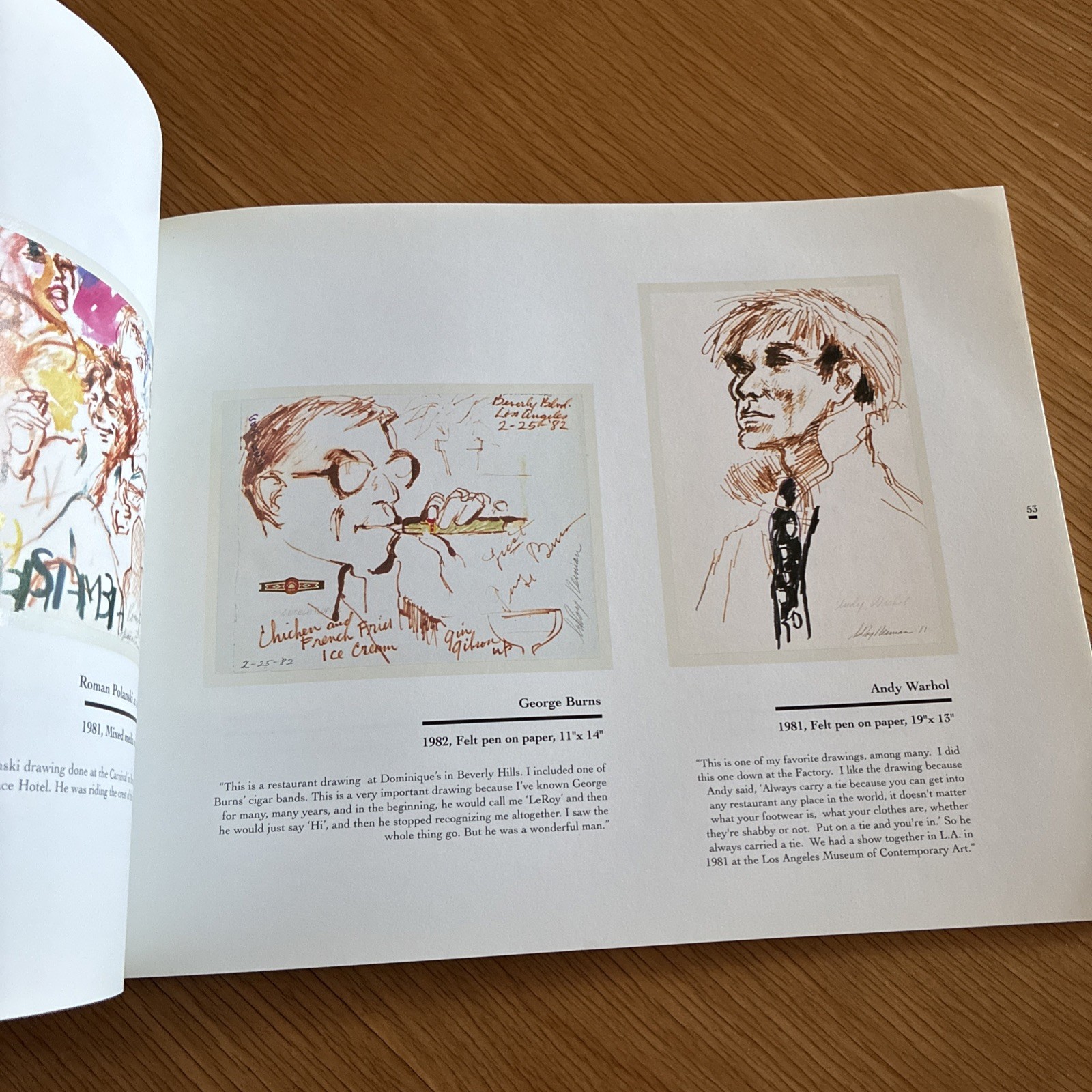 Leroy Neiman Autographed SIGNED Book Portraits Of Our Times 1946-1996 Softcover