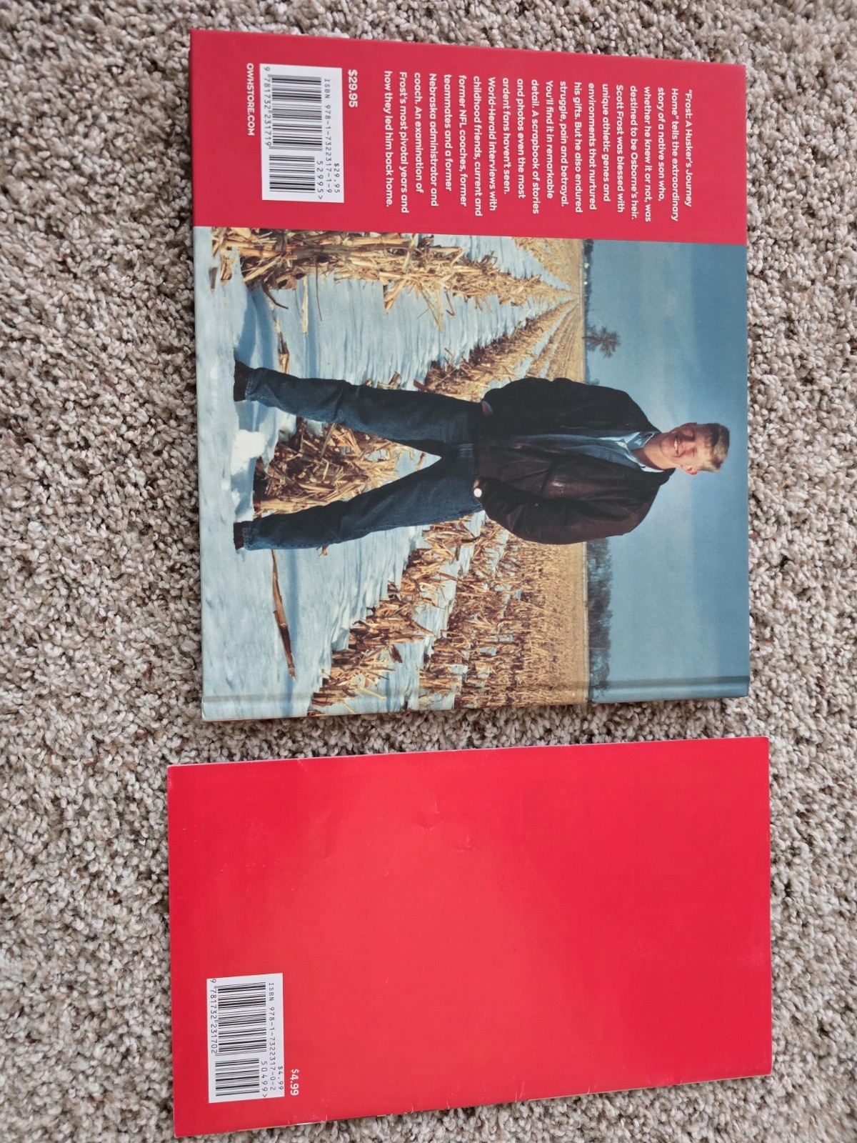 Nebraska Cornhuskers Hardcover Book Scott Frost : A Husker’s Journey Home (2018)