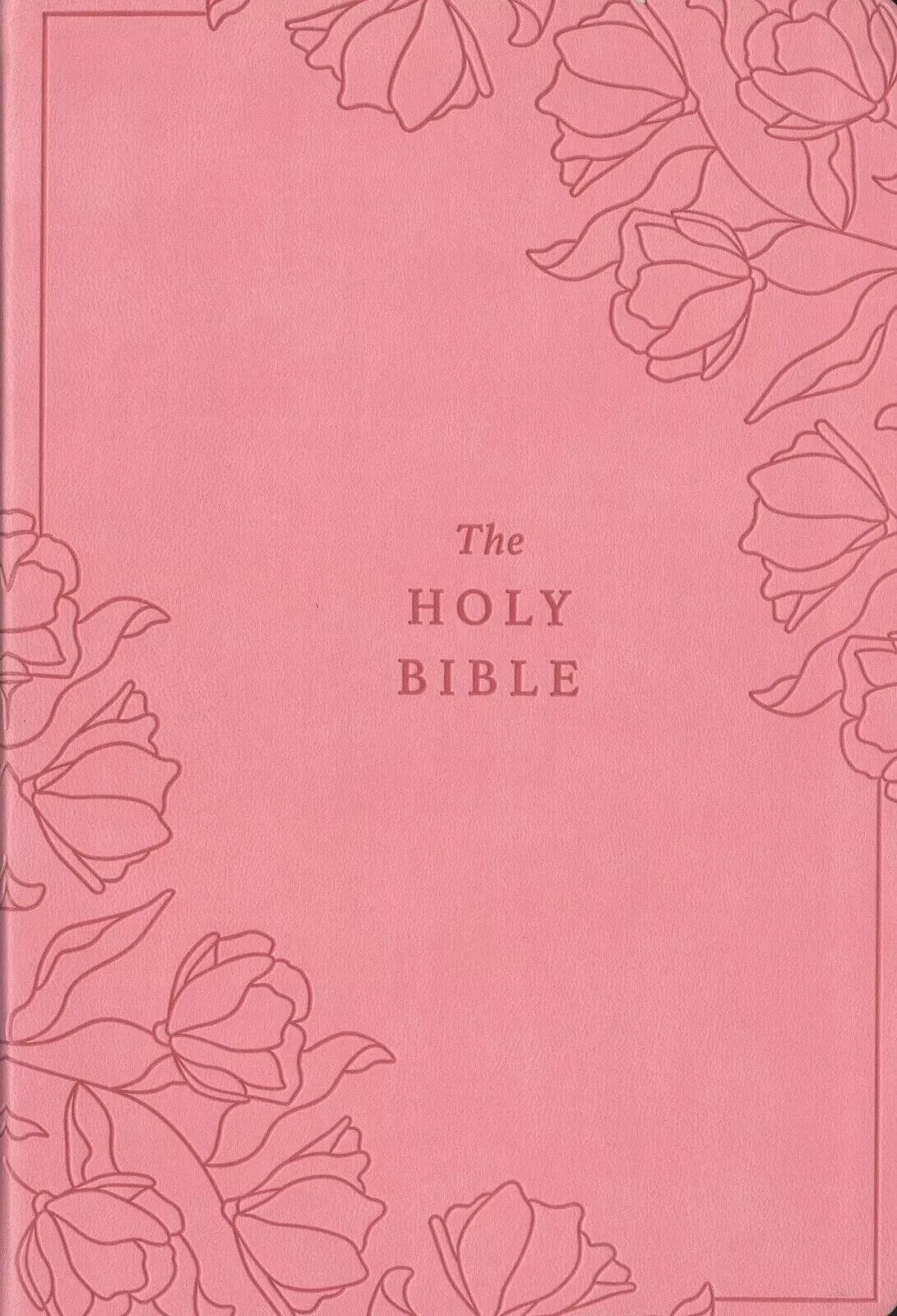 NIV Bible Giant Print Edition, Gold Glid, Pink BRAND NEW Leathersoft Embossed