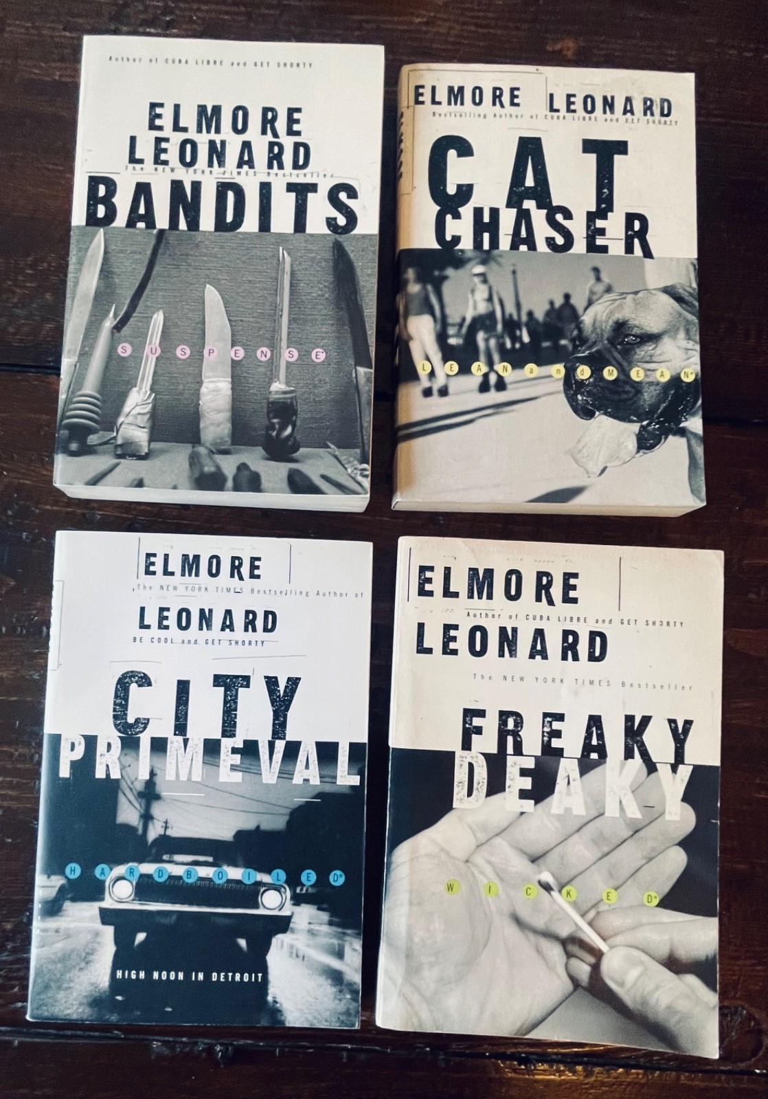 Elmore Leonard Books Lot 16 Trade Paperbacks Quill Delta Perennial Crime Novels