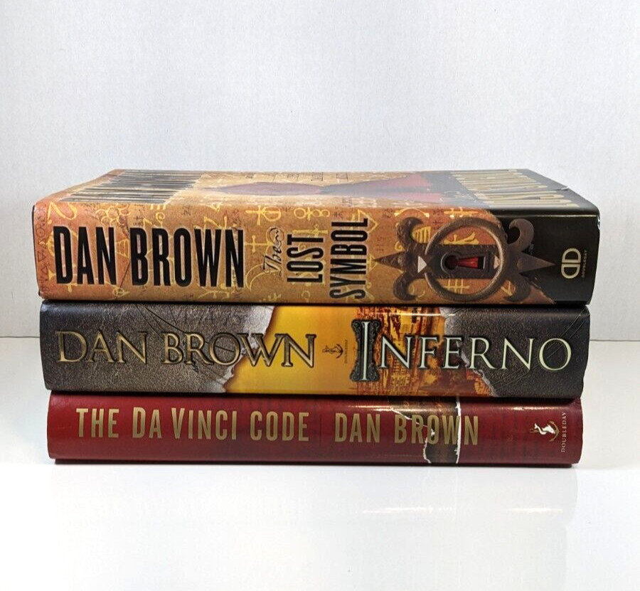 Robert Langdon Series Novels Dan Brown HC DJ 1stEd~Inferno~Da Vinci Code…