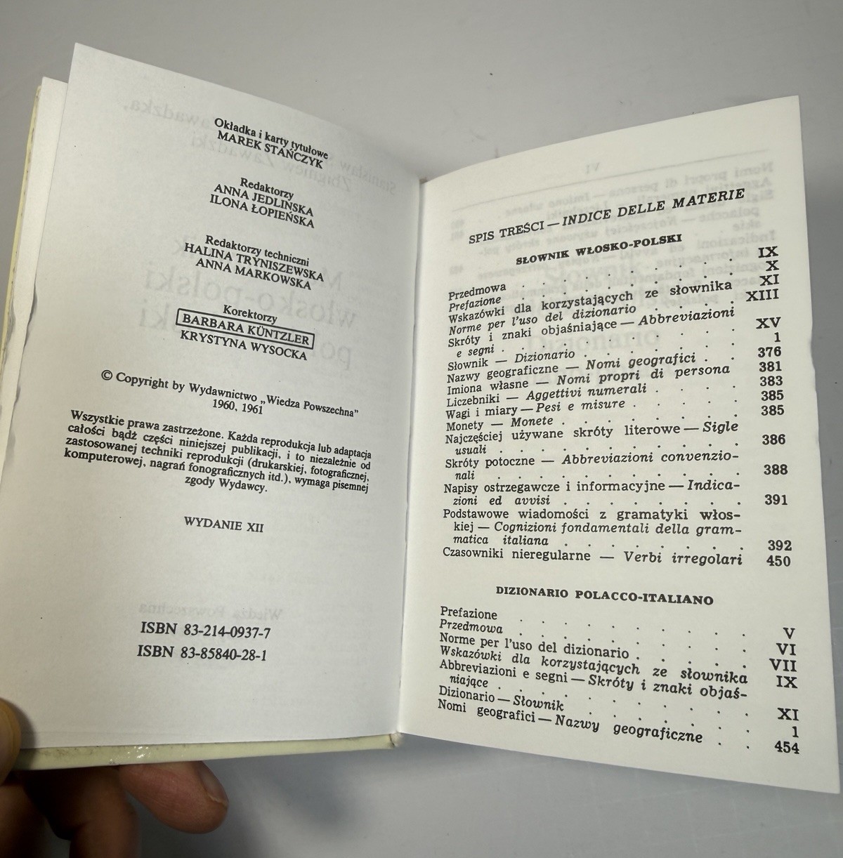 Mały słownik włosko-polski, polsko-włoski – Italian-Polish-Italian Dictionary