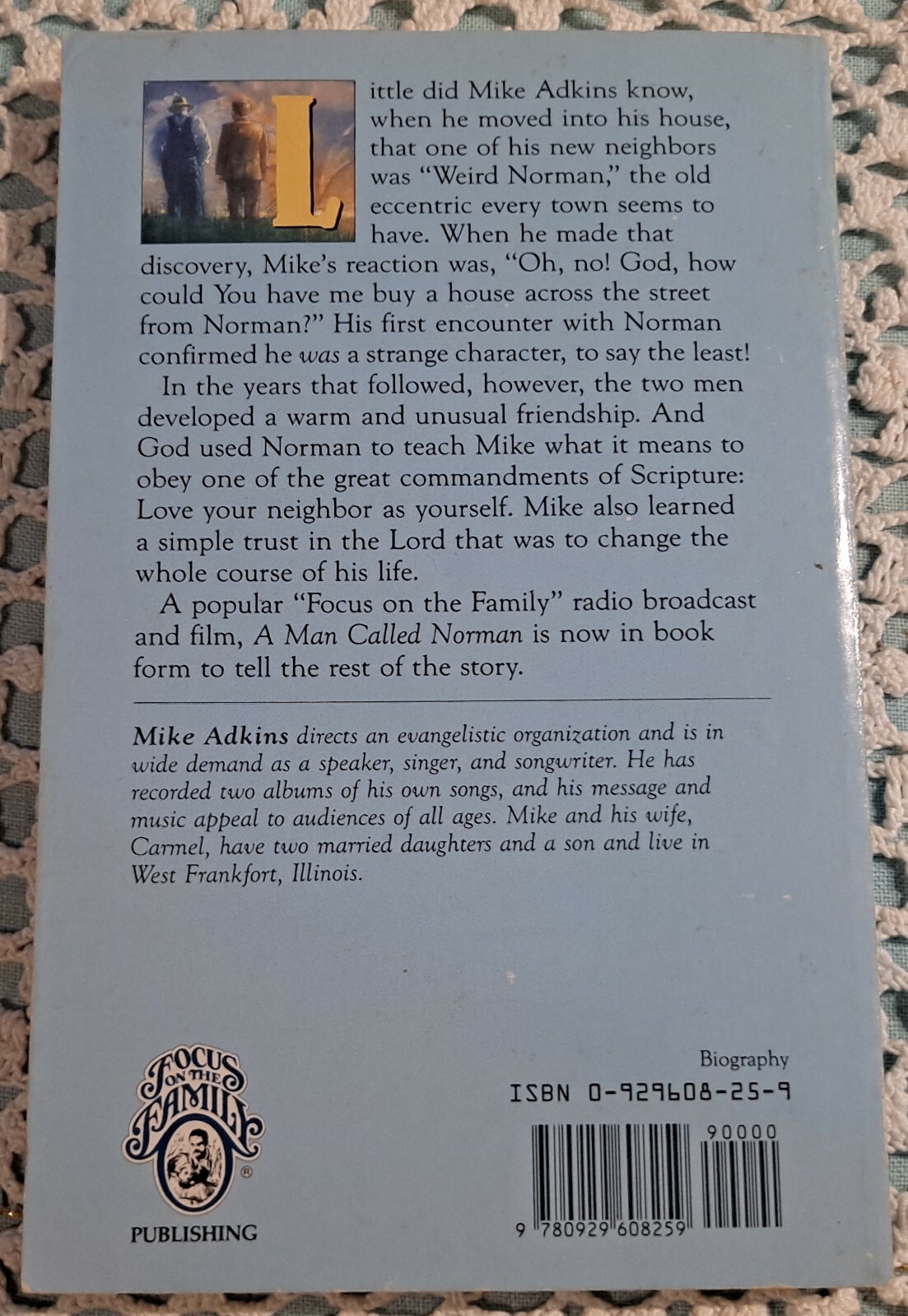 A Man Called Norman by Mike Adkins, 1989 (1st Printing), PB, 178 pages