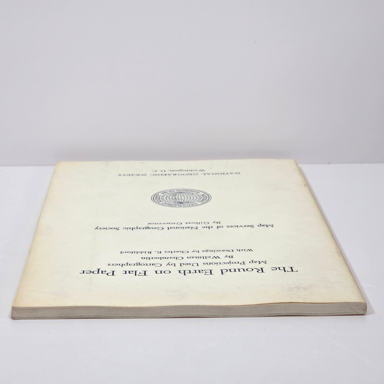 Round Earth Flat Paper Map Projections Cartographers Chamberlin 1950 Illus NGS
