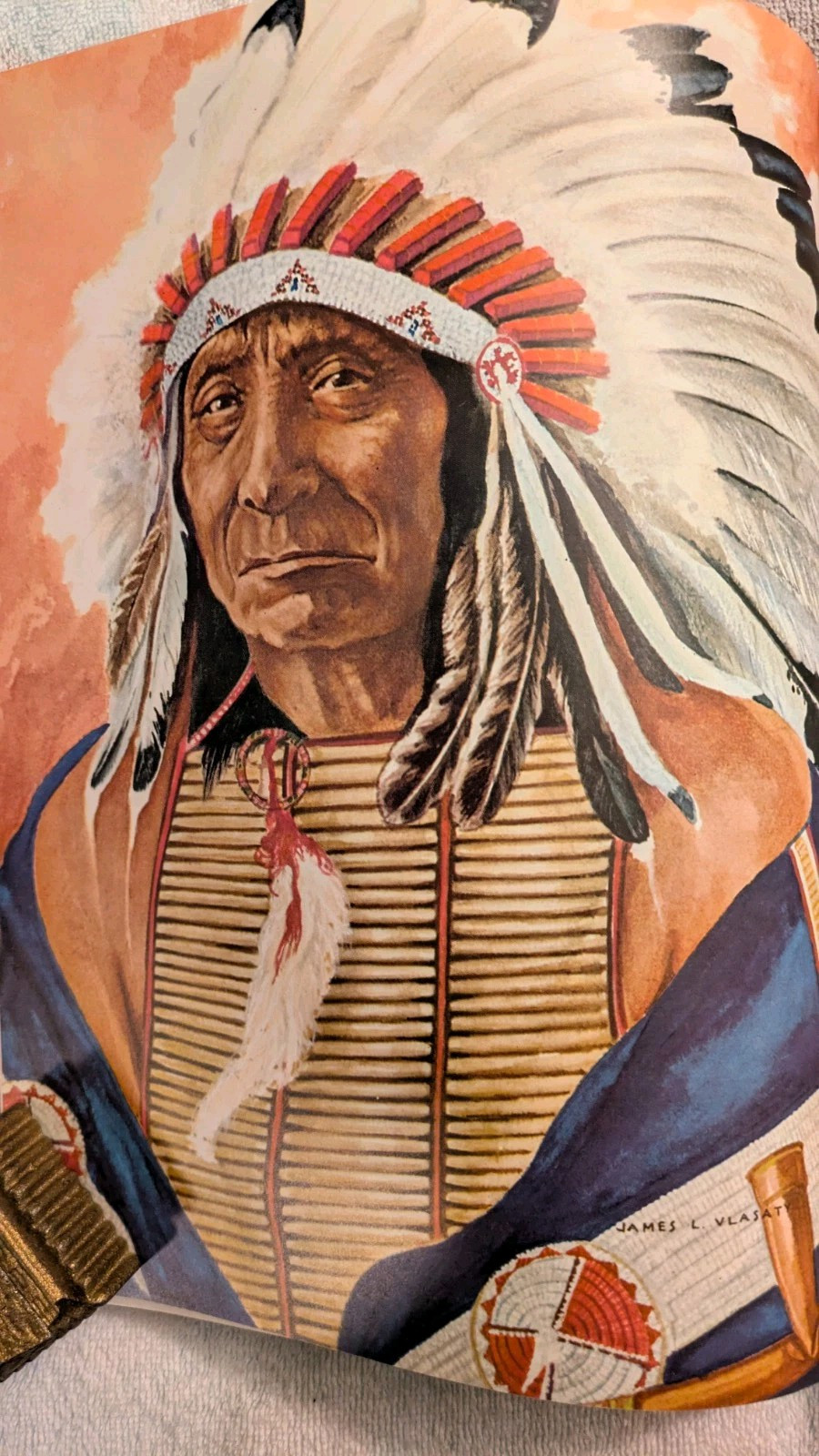 Moyer, FAMOUS INDIAN CHIEFS, 1972, HB, Color Illustrations, 92 Pages, 12x10in