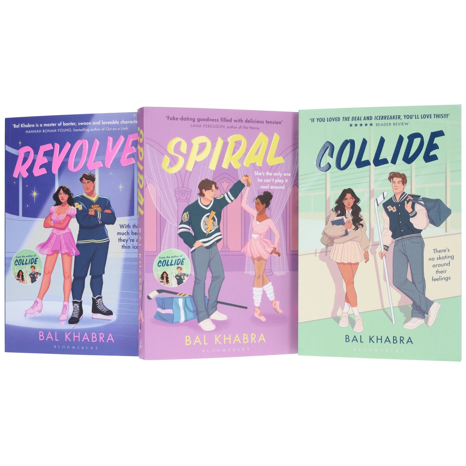 Off the Ice Series By Bal Khabra 3 Books Sprayed Edges Set – Fiction -PB