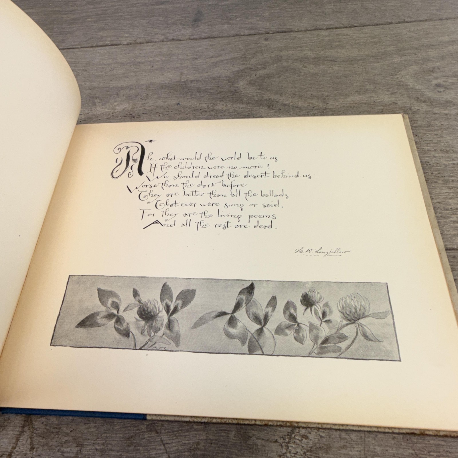 Vintage 1897 Baby’s Kingdom Annie F. Cox Baby Memory Book Hardcover Boston MA