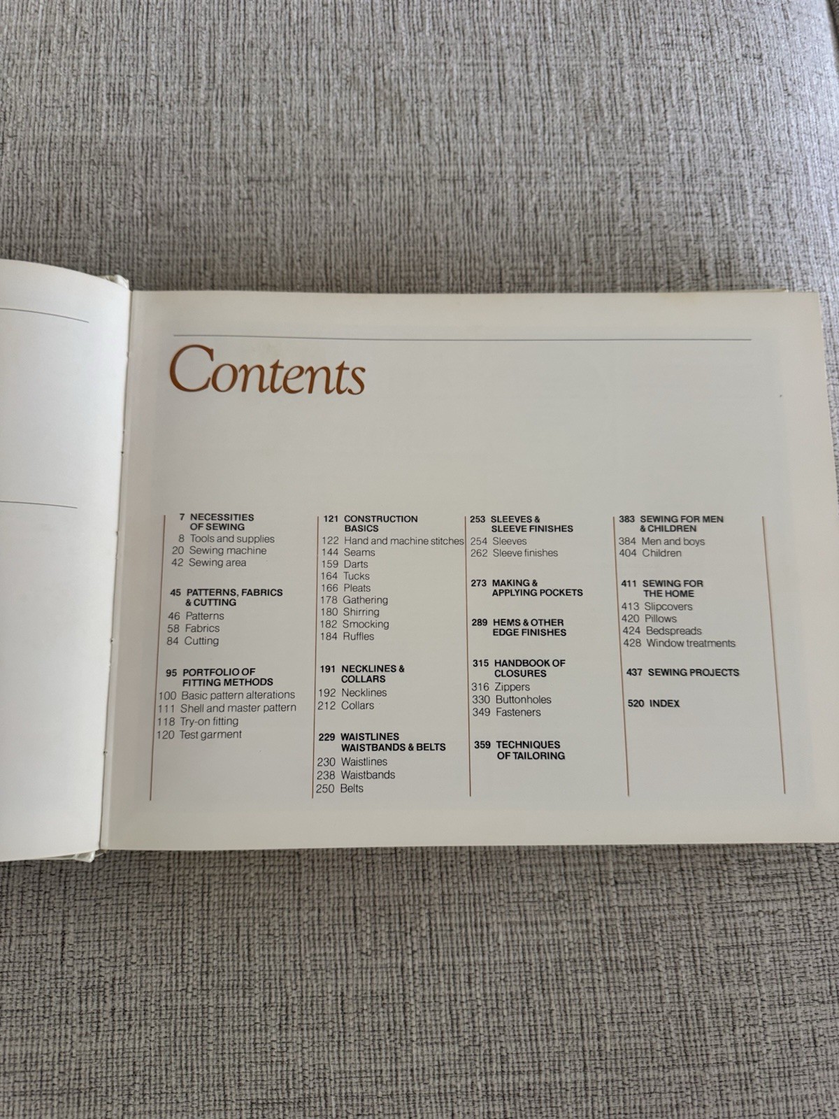 Reader’s Digest Complete Guide to Sewing 1976 Hardcover Singer Reference