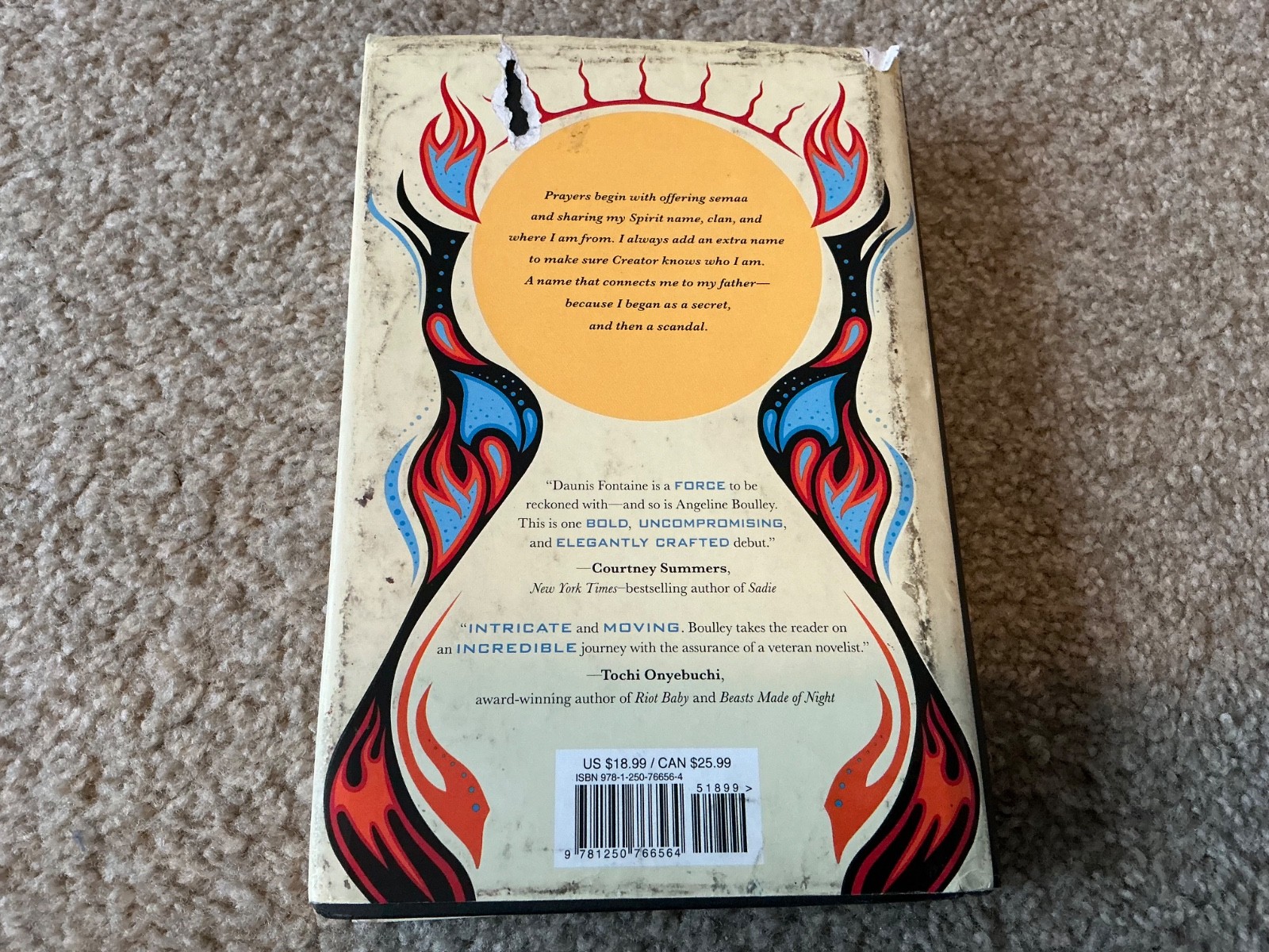 2021 1st Edition Fire Keeper’s Daughter Hardcover Book w/ Dust Jacket Boulley