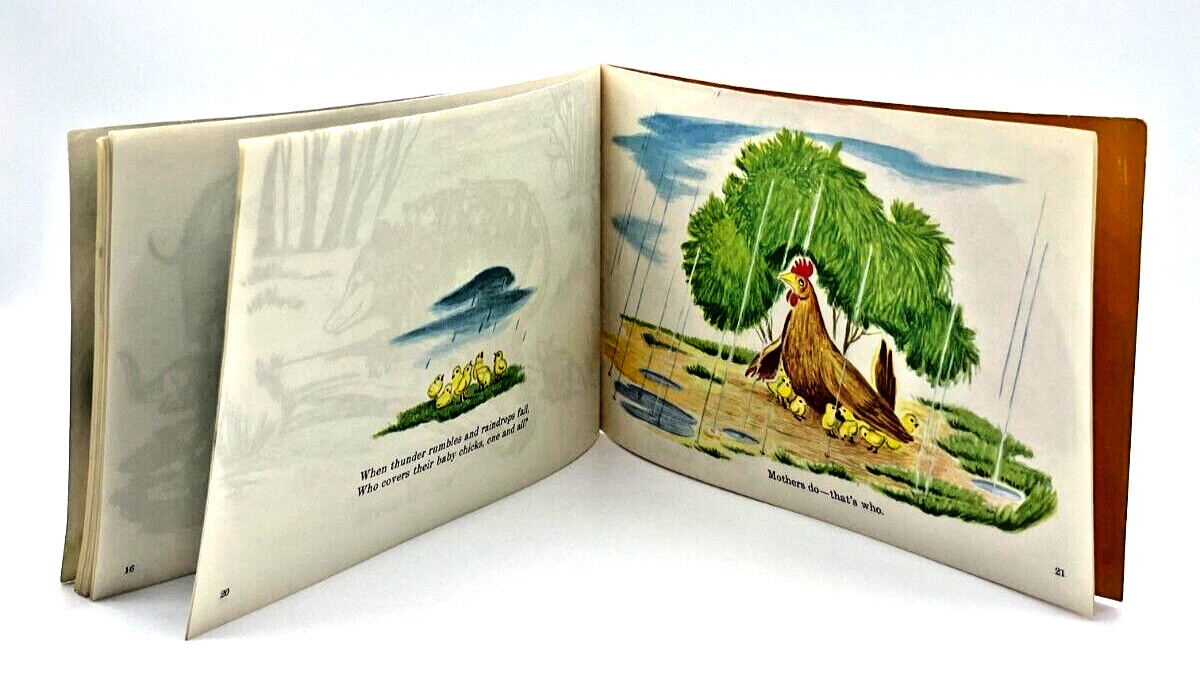 Mothers and Babies Nursery Picture Book Paperback 1965 Graded Press 24 pages-A3