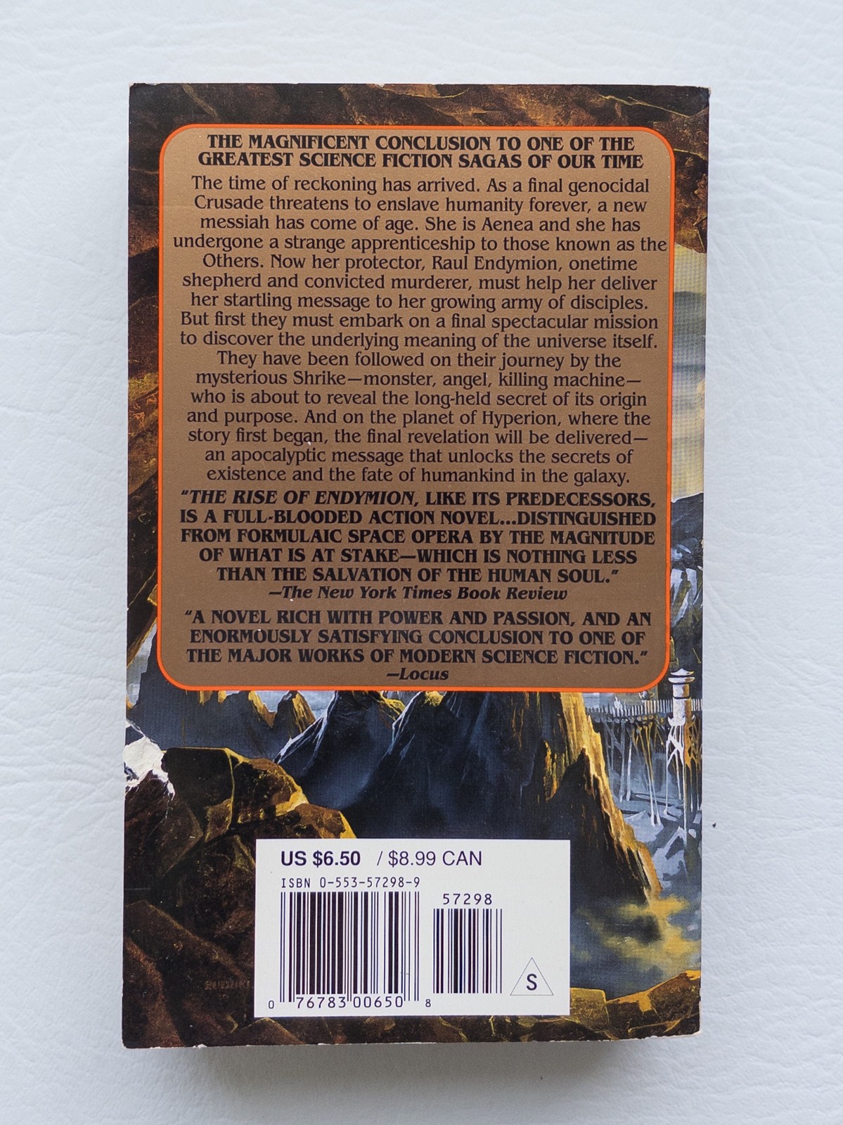 The Rise of Endymion Dan Simmons 1st Printing Bantam Spectra