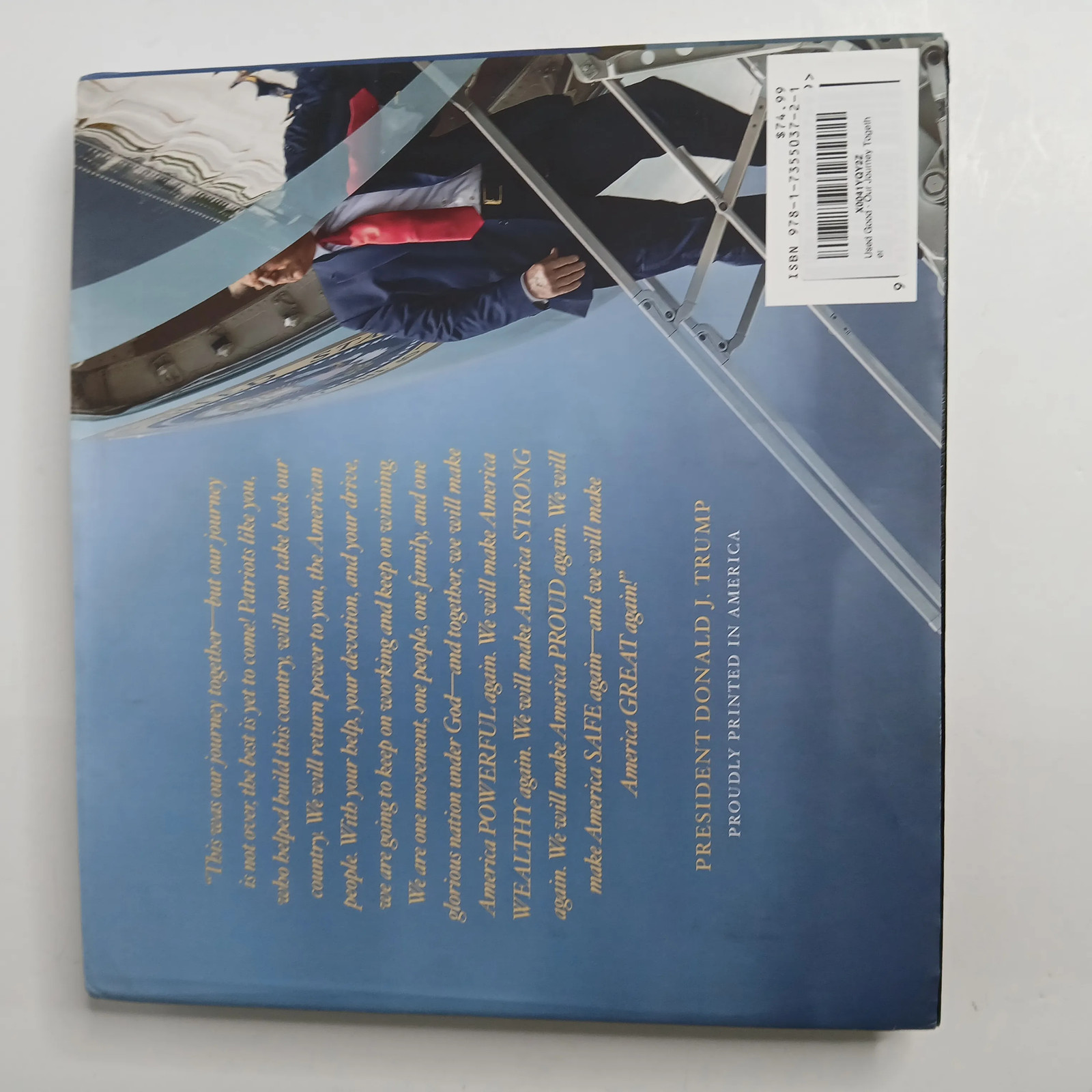 President Donald J. Trump Our Journey Together Book Hardcover
