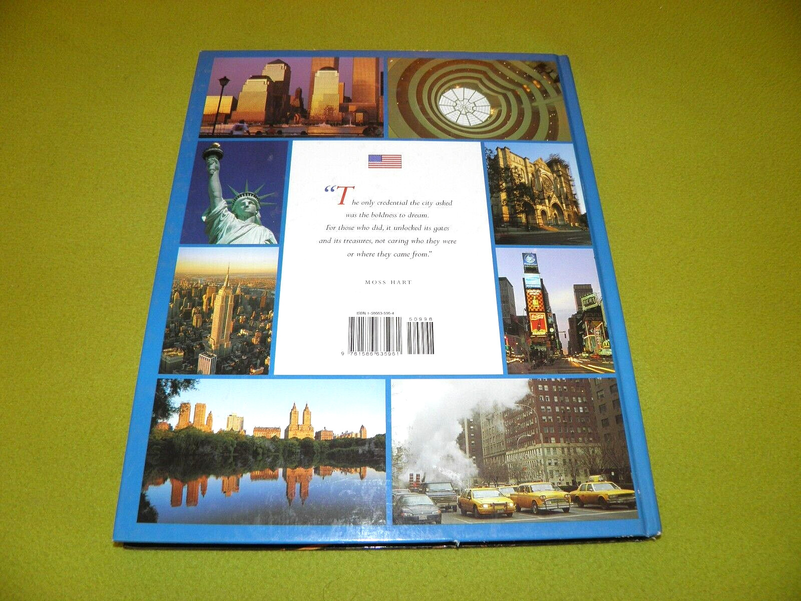 New York – Beautiful Photographs – 136 Pages 1997 USA Book Hardcover Twin Towers