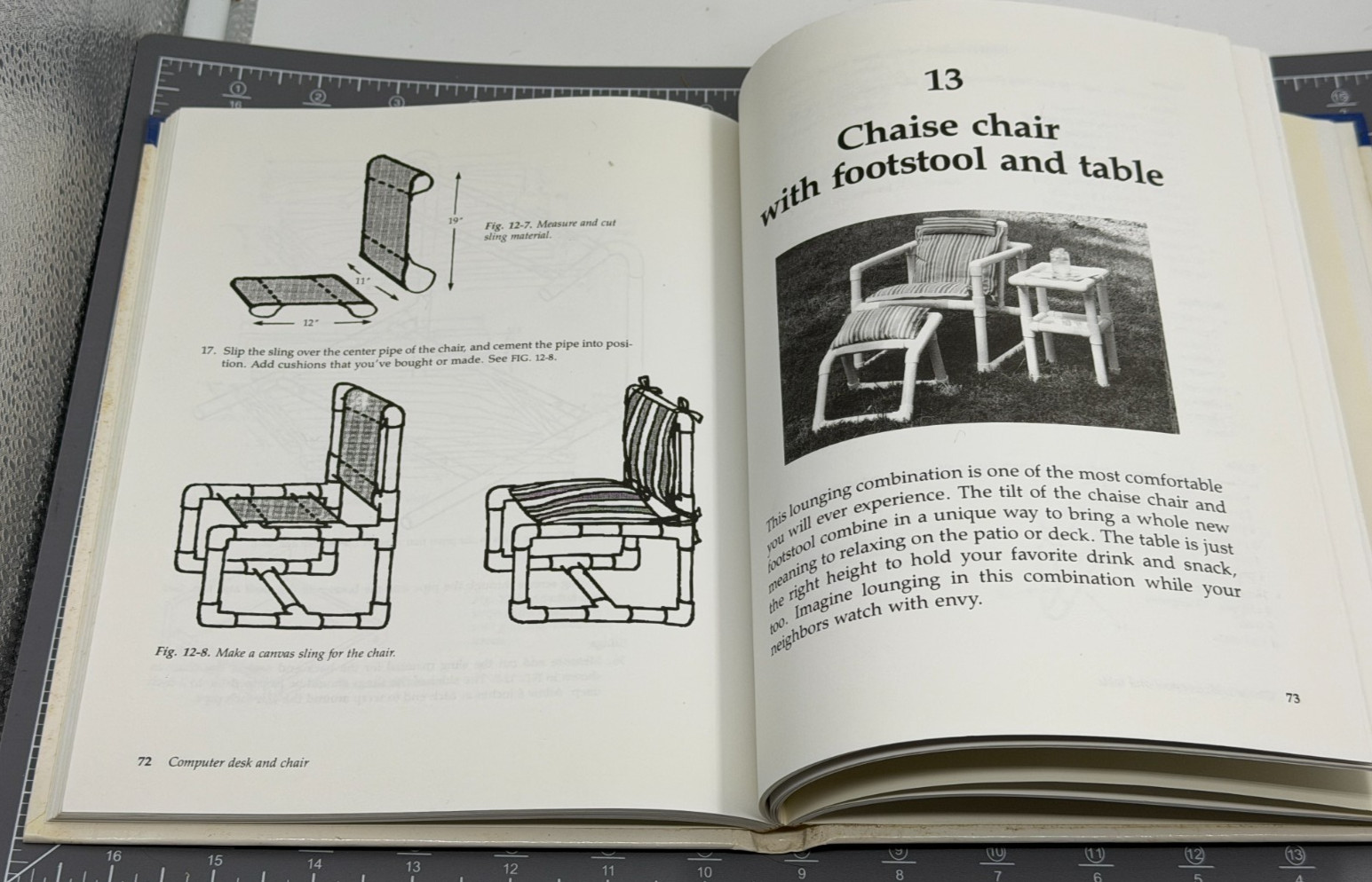 PVC Furniture Hard Cover Book by Edward A. Baldwin – 1992 1st Printing / Edition
