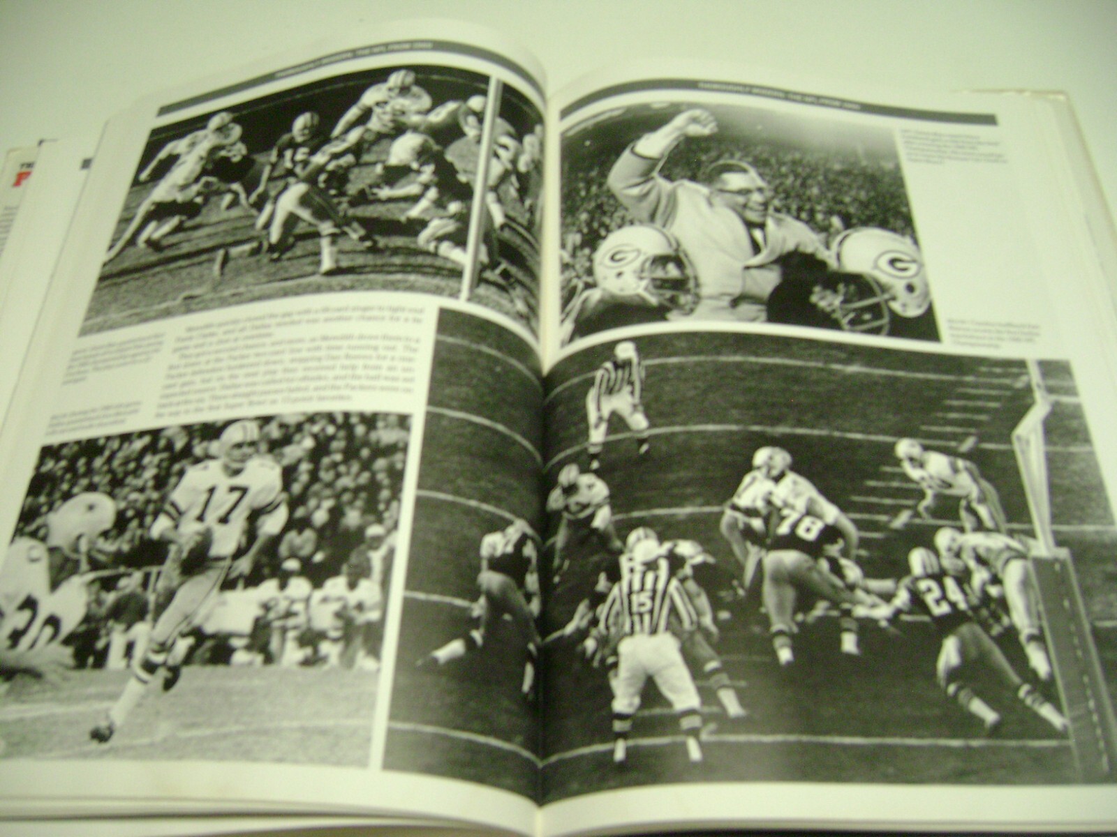 Huge 1987 Hardcover Book THE PICTORIAL HISTORY OF FOOTBALL,420 Pages Many Photos