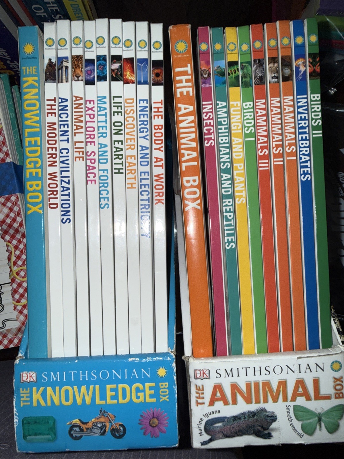 Lot of 18 Hardback Knowledge and Animal Smithsonian Science Books Homeschooling