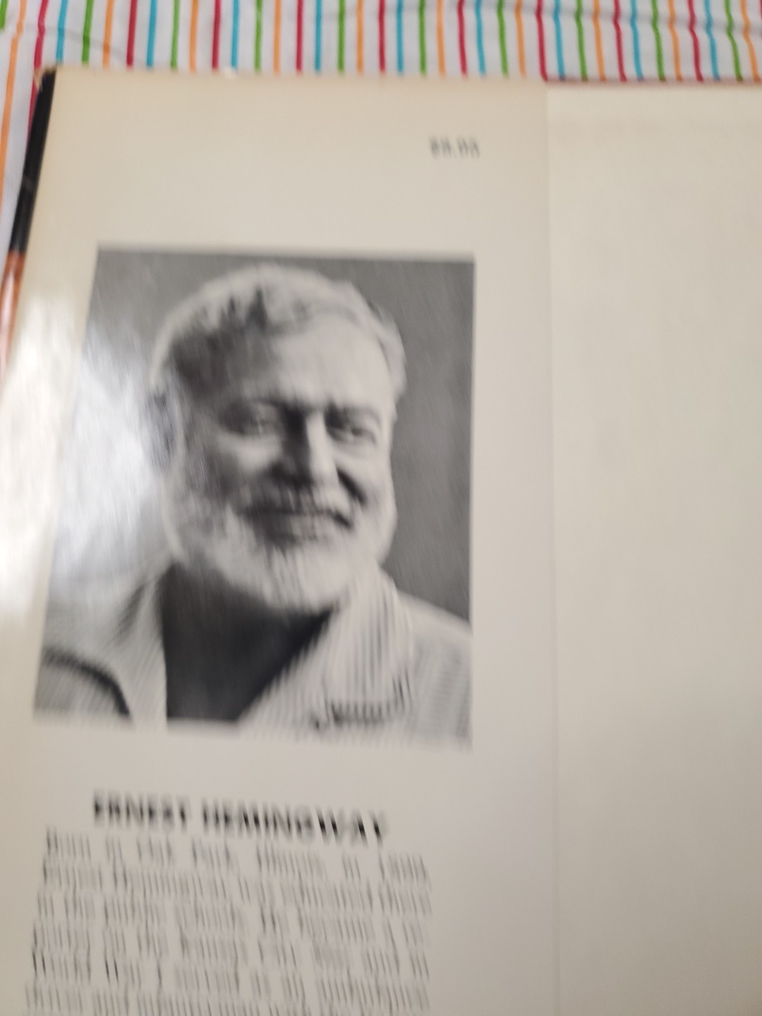 “A Farewell to Arms” by Ernest Hemingway (1969) Scribner – Vintage Hardback