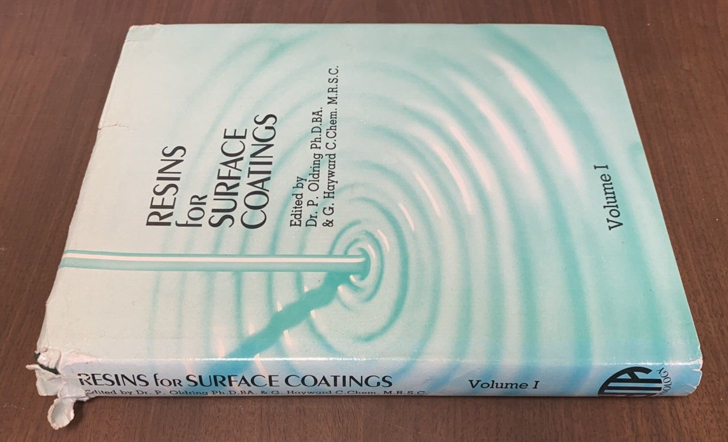 Resins for Surface Coatings Volume 1 2nd Ed PKT Oldring Editor 1987 HC/DJ SITA