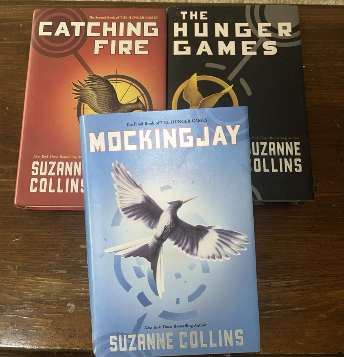3 HB Books The Hunger Games Catching Fire Mocking Jay All 1st Edition VGC