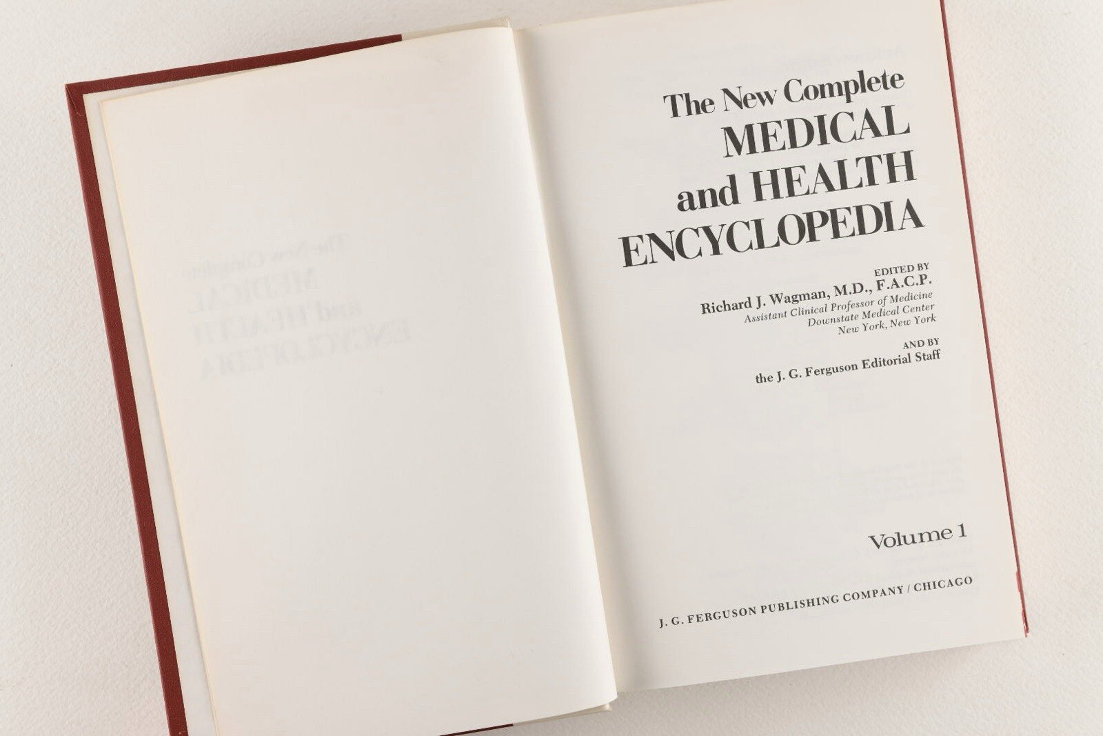 The New Complete Medical and Health Encyclopedia 4 Volumes HC VTG 1982 Very Good