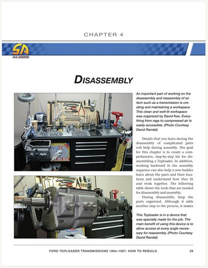 SA534 How To Rebuild Ford Toploader Transmissions 1964-1973 Step By Step Manual
