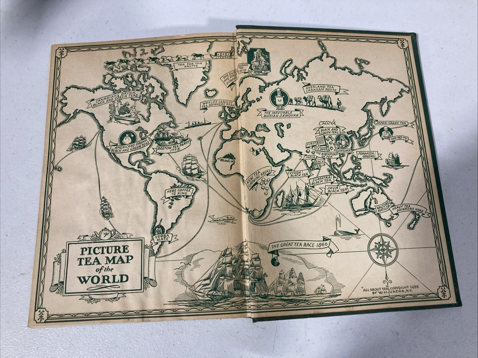 All About Tea : Volume II by William H Aukers Hardcover 1935 Illustrated