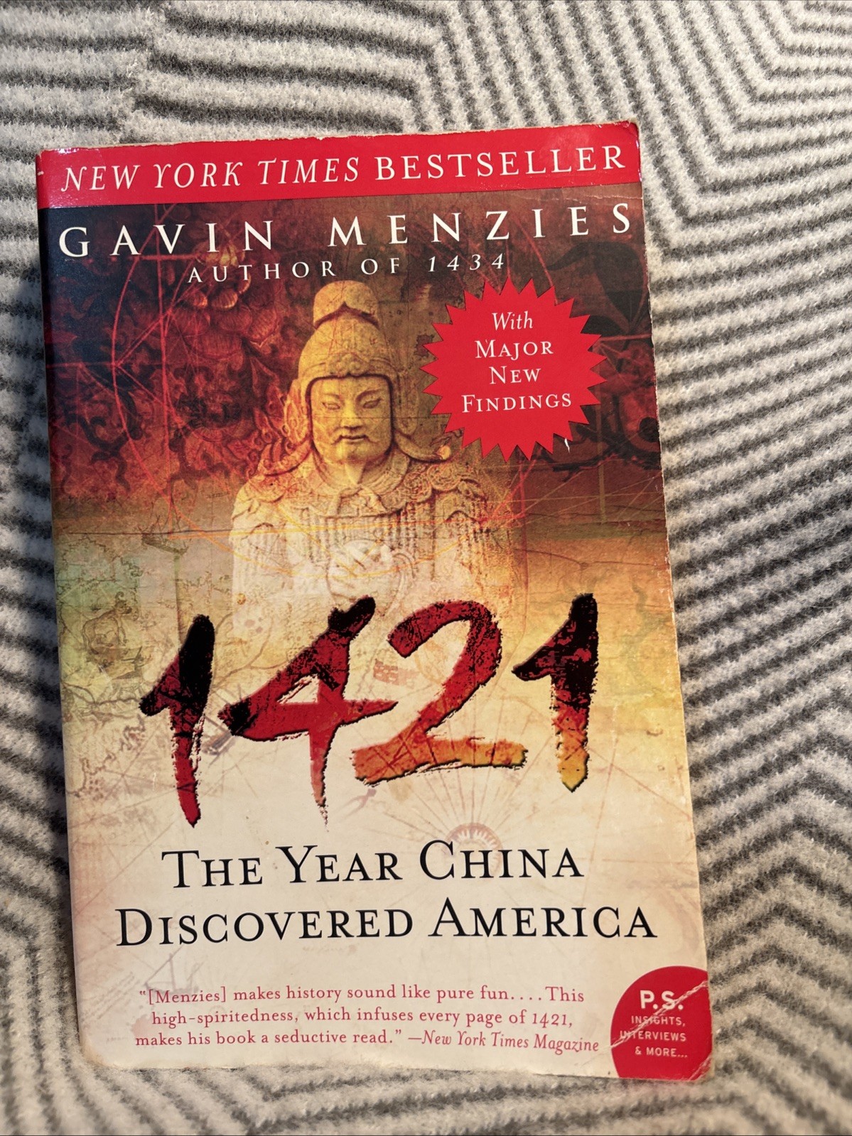 1421: The Year China Discovered America by Gavin Menzies (2002, Paperback)