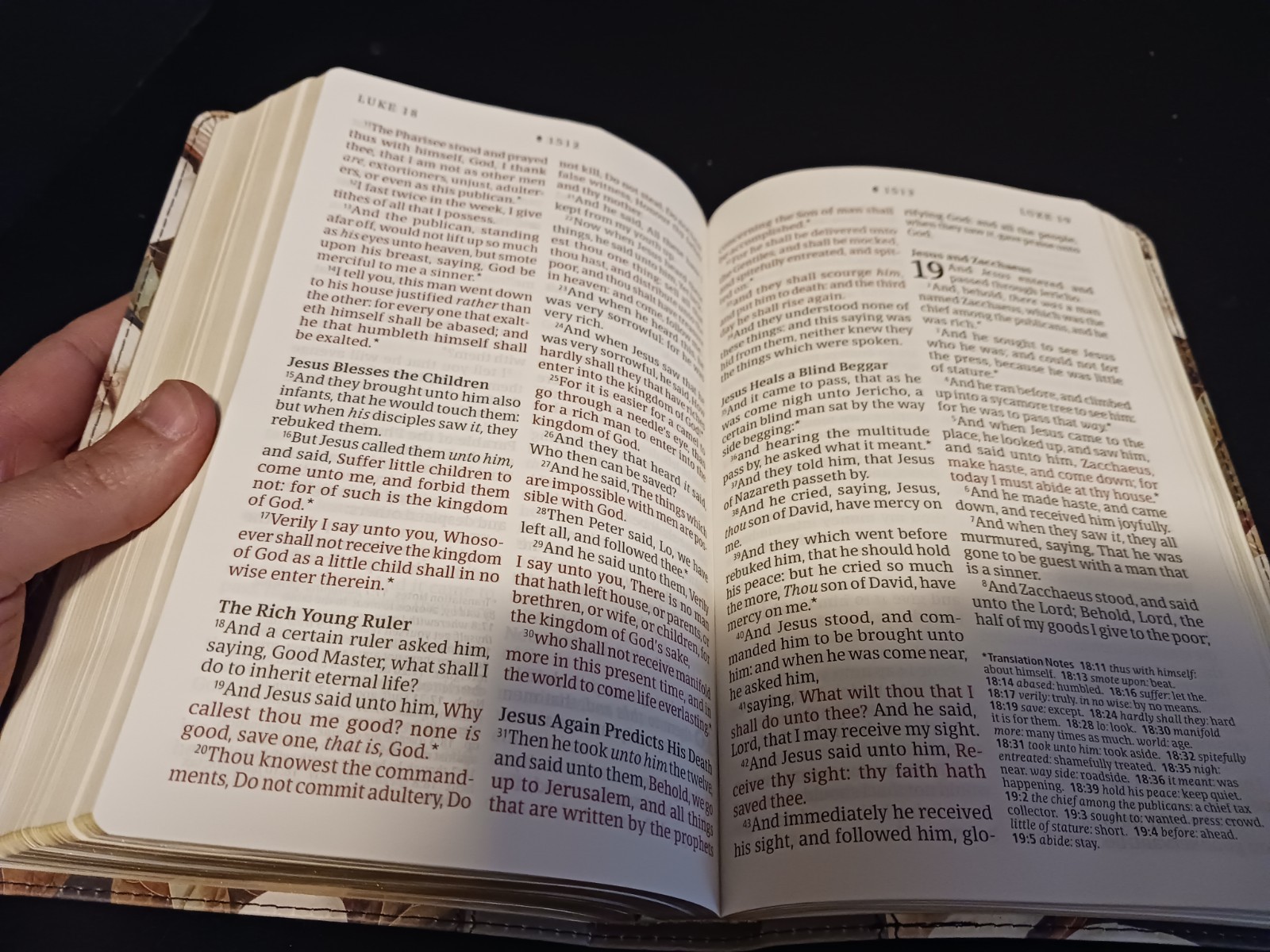 Tyndale KJV Personal Giant Print Bible Filament-Enabled Leatherlike Magnolia