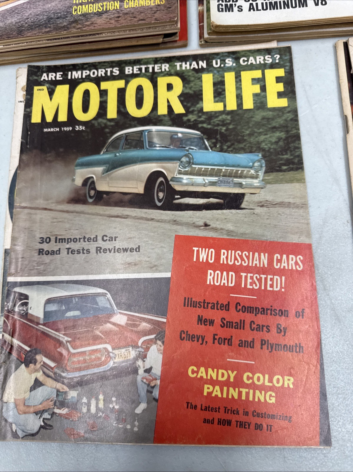 Lot Of 38 VTG Magazines-20 Car Craft 1959-63,5 Cars,3 MotorTrend 1958-64,10 Misc