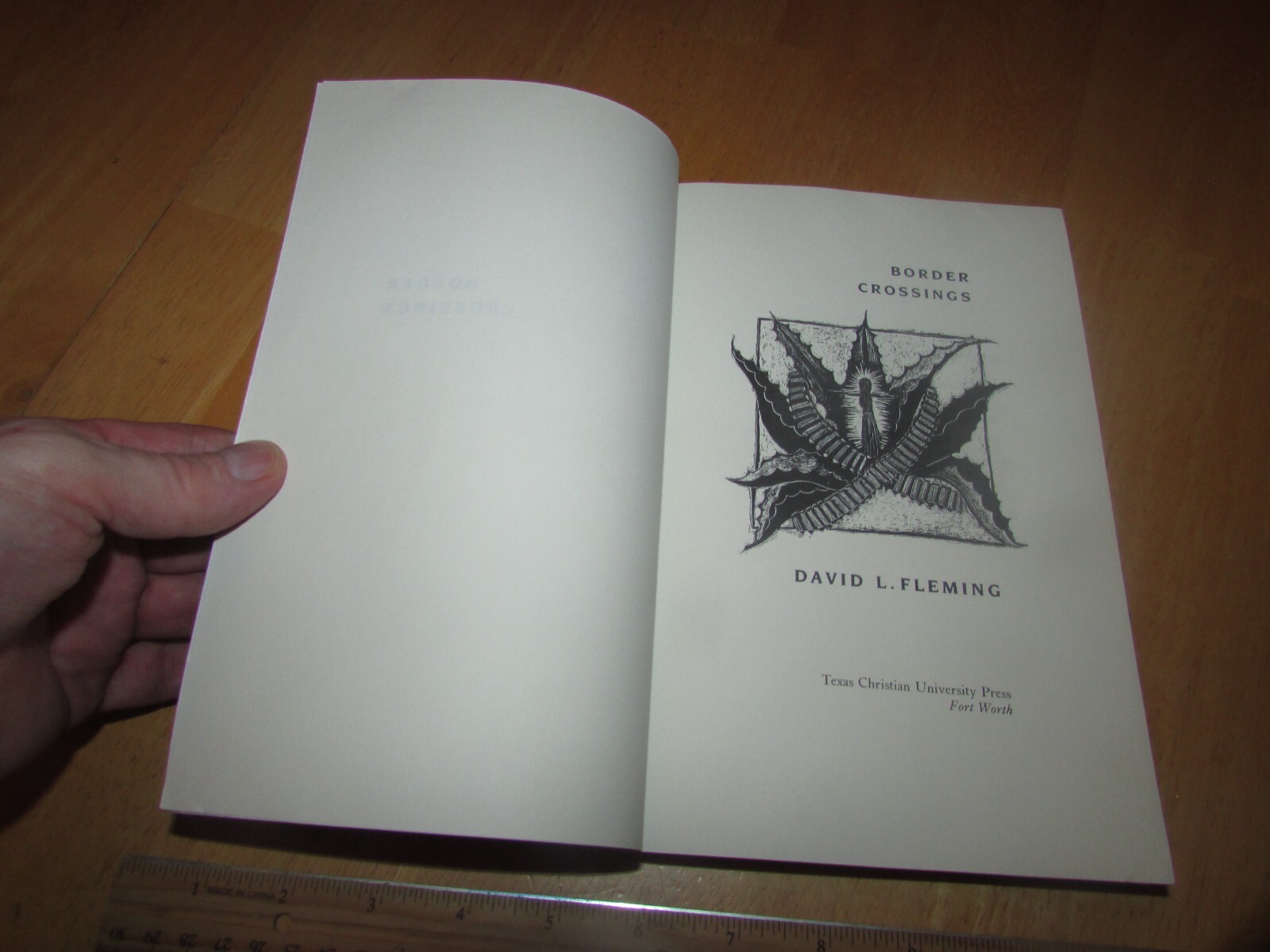 Border Crossings by David L. Fleming (1993, Trade Paperback)