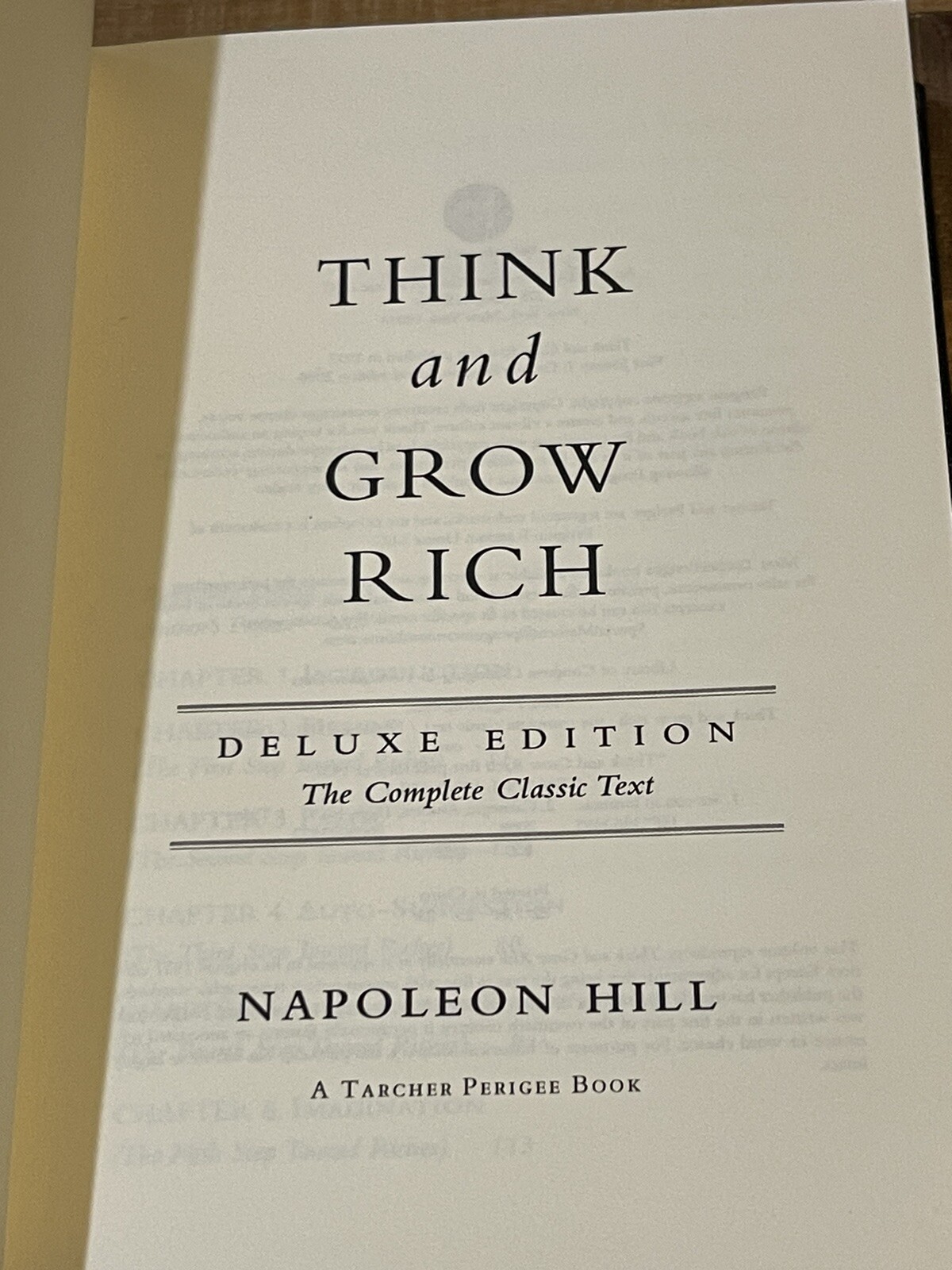 Think And Grow Rich by Napoleon Hill Vegan Leather Bound Deluxe Edition