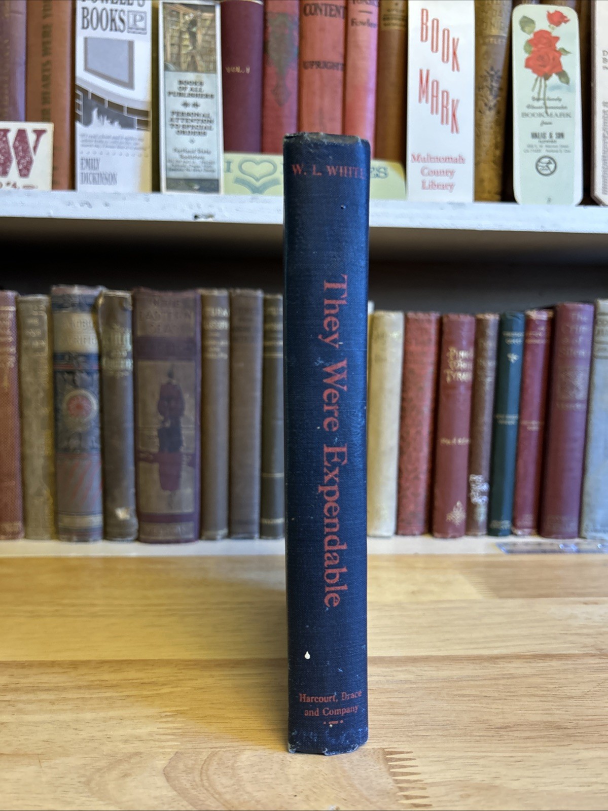 They Were Expendable: 1942 Harcourt, Brace And Company HC by W. L. White