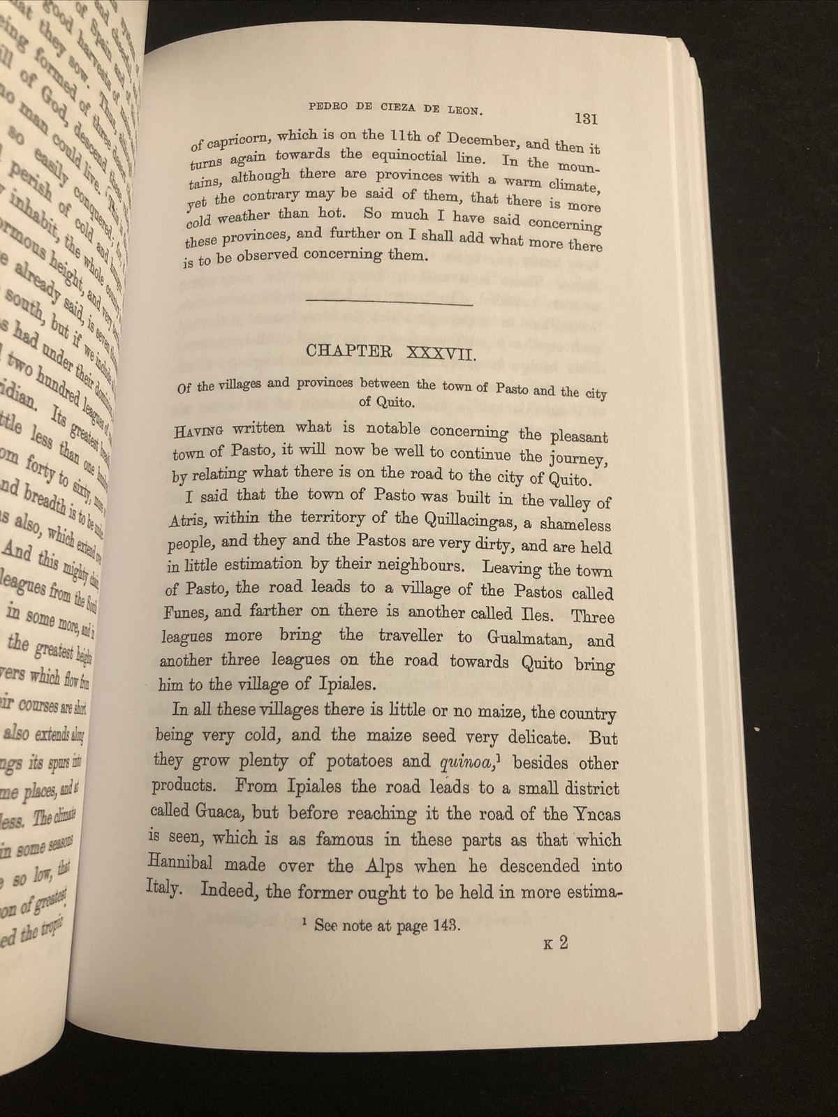 Peru History : The Travels of Pedro de Cieza de Léon / BG