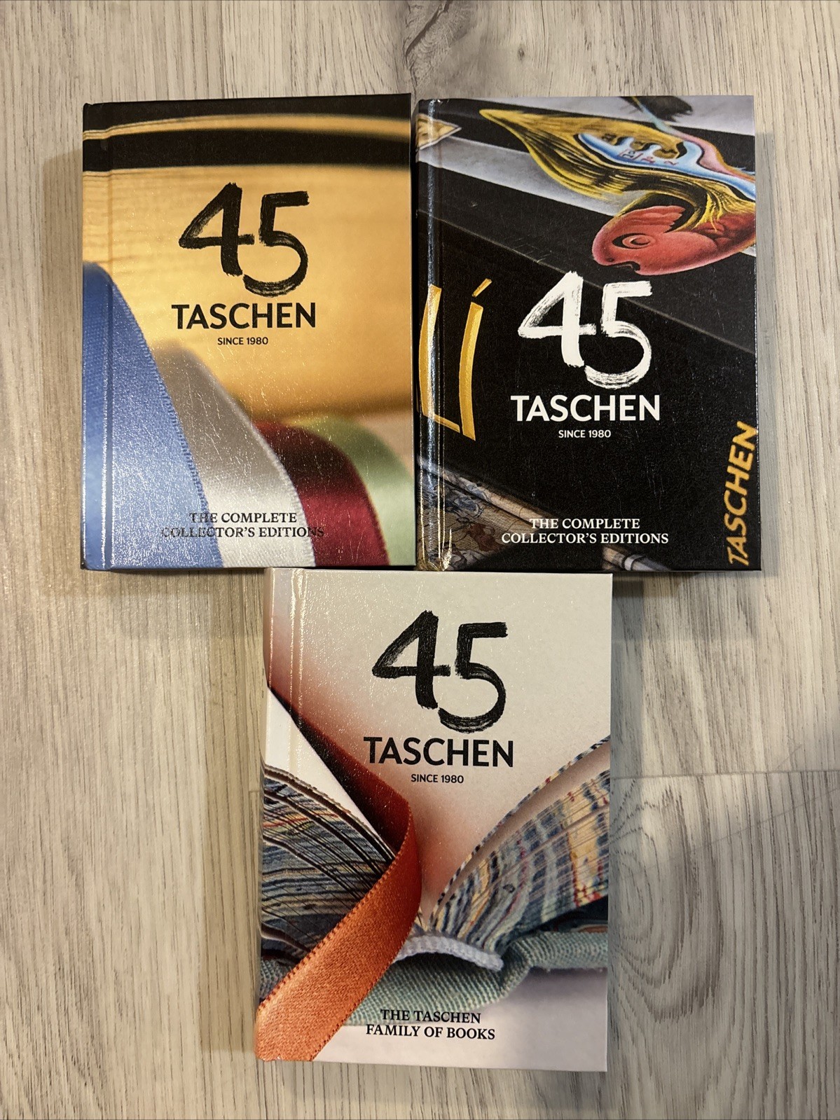 45 Years Taschen Family of Books & Complete Collector’s Editions 1,2, lot of 3