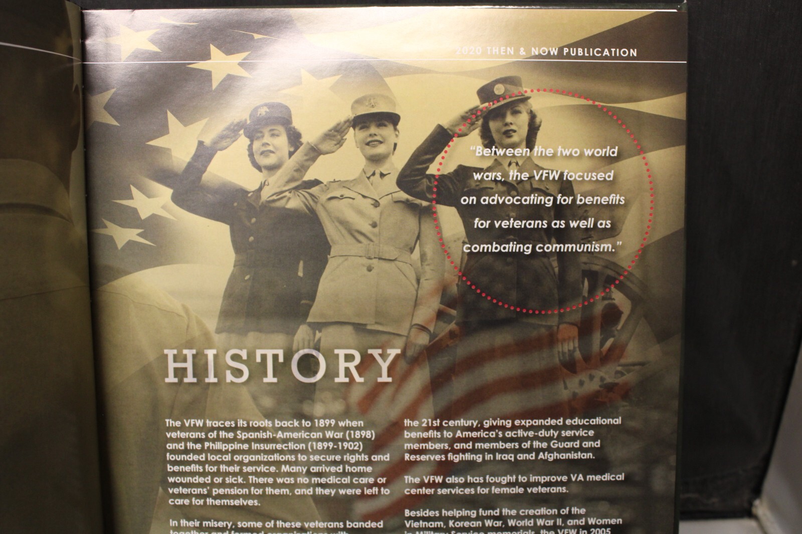 VFW Veterans Of Foreign Wars 2020 Then & Now Washington State Member Publication
