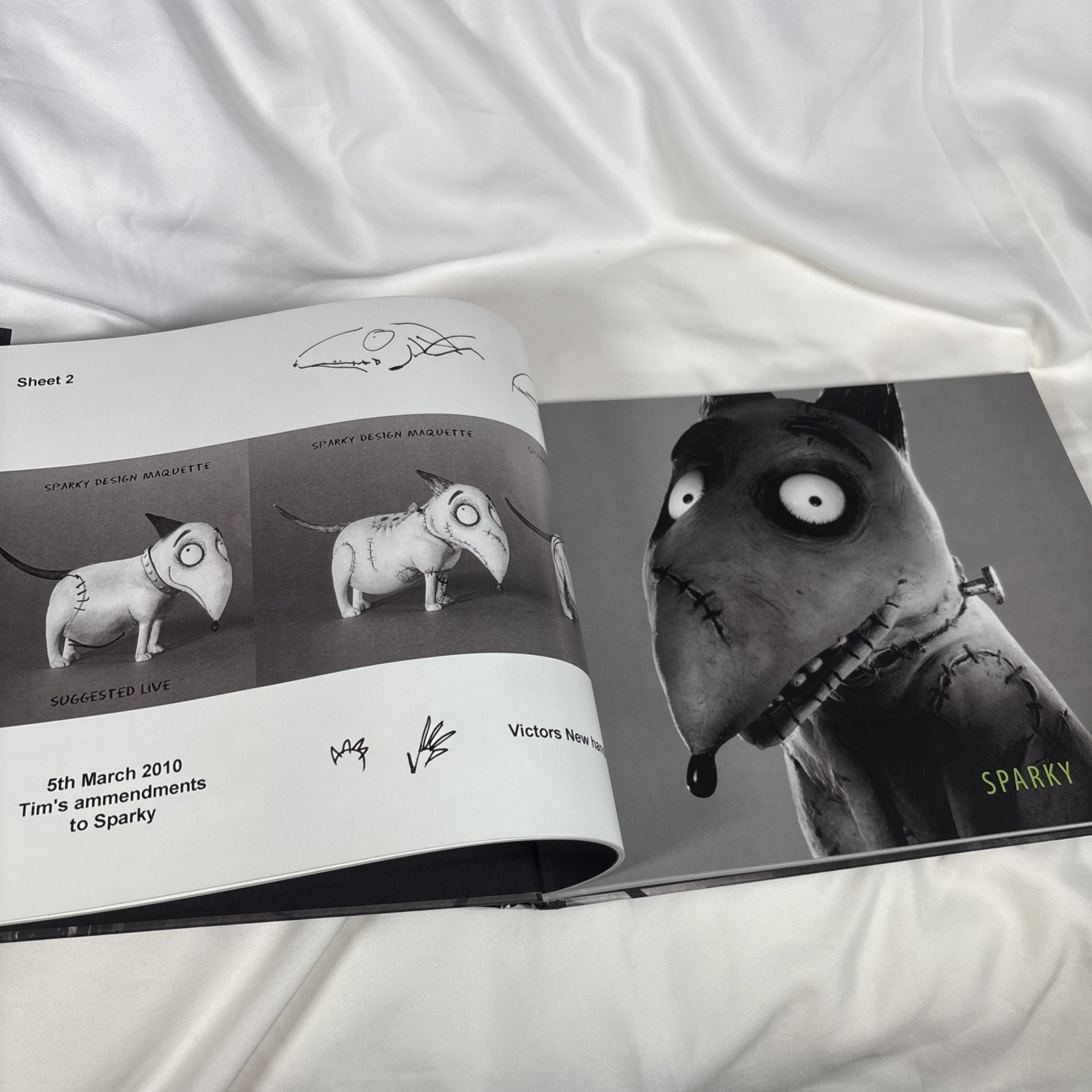 Frankenweenie The Visual Companion Tim Burton Disney Editions Hardcover Artbook