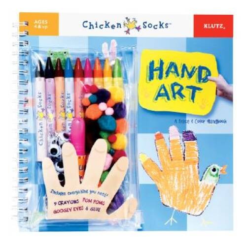 Hand Art (Chicken Socks) – Spiral-bound By Klutz Staff – VERY GOOD