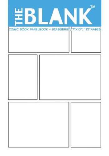 The Blank Comic Book Panelbook – Staggered, 7×10, 127 Pages – VERY GOOD